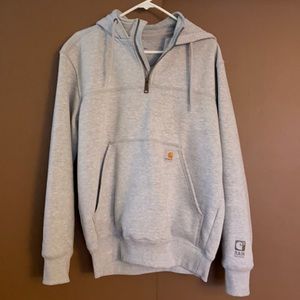 men’s 1/4 zip carhartt hoodie